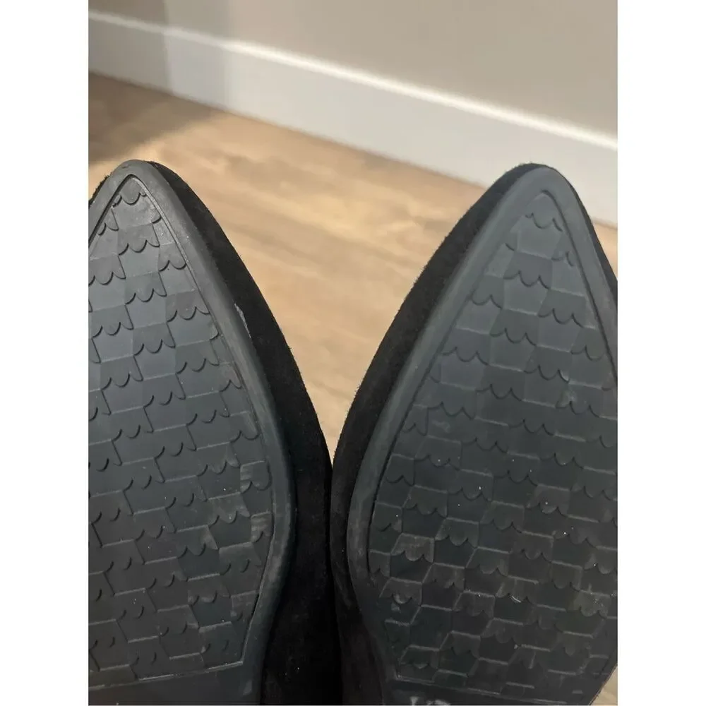 Birdies Black Suede Birdies Mules
